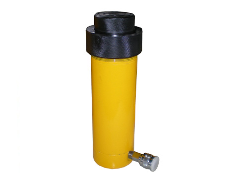 What is the advantage of using a single acting cylinder?